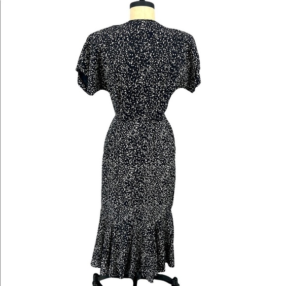 Milanzo Y2K 90s fitted hi-lo Ruffle dress. Gwen Stefani video look a like - Picture 2 of 15